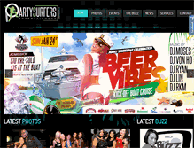 Tablet Screenshot of partysurfers.ky